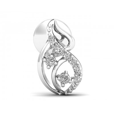 Deena Round Brilliant Cut Diamond Earrings